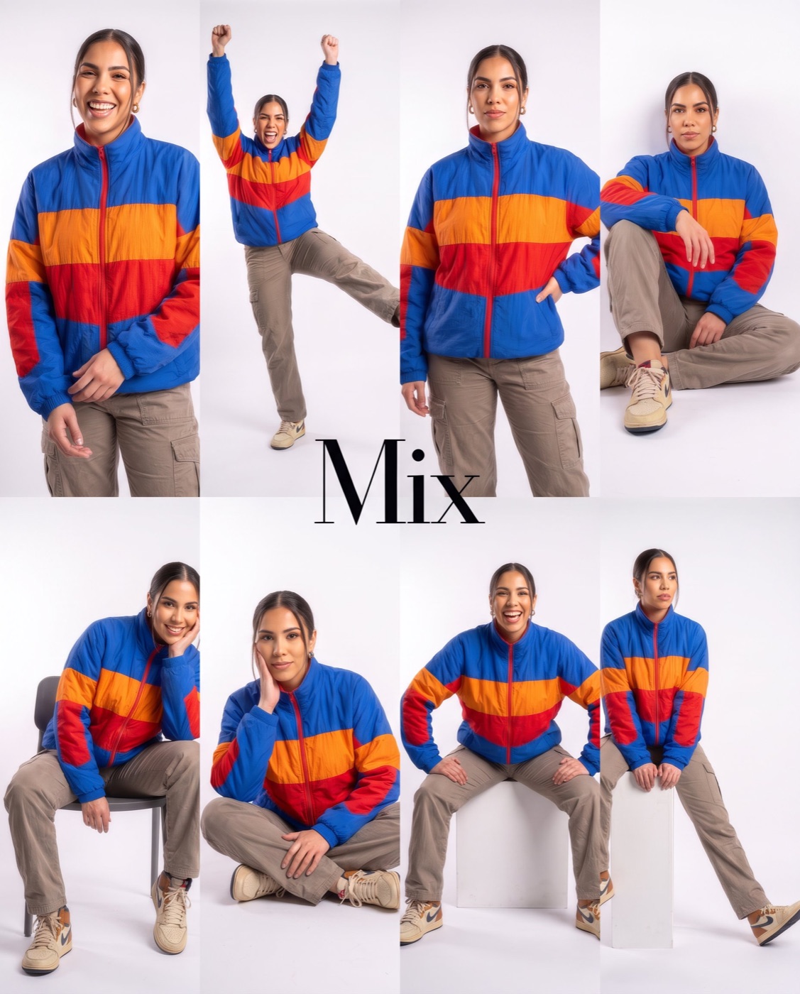 Nike studio lookbook concept — AI generated editorial fashion still